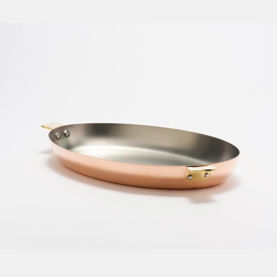 【フランス製】銅製オーバルパン♪ Amazon｜銅オーバルパン｜片手鍋・ソースパン オンライン通販